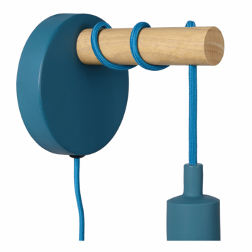 Lucide Paulien Wandlamp Kinderkamer blauw