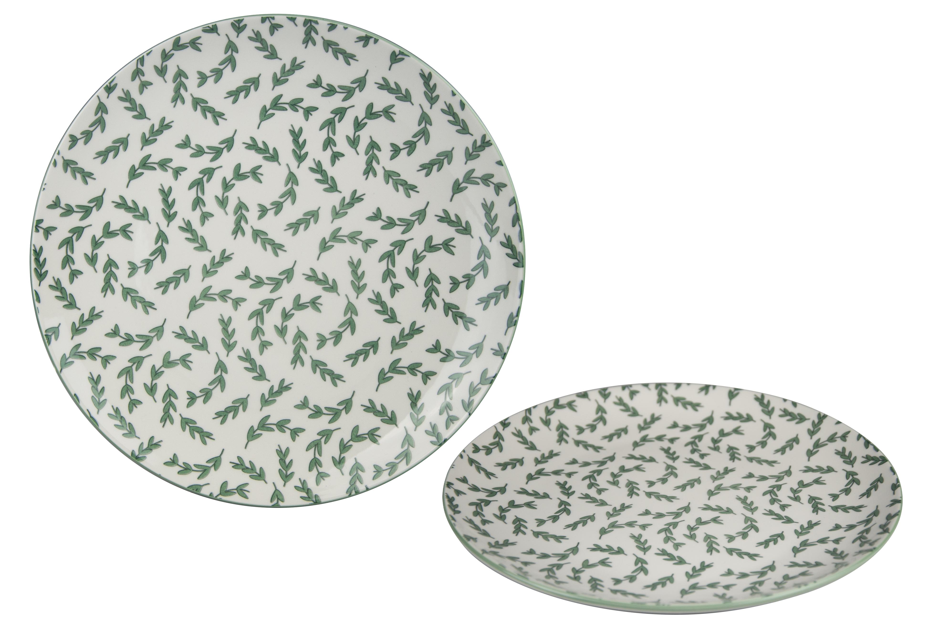 ASSIETTE PLATE 27CM ROSEMARY PORCELAINE