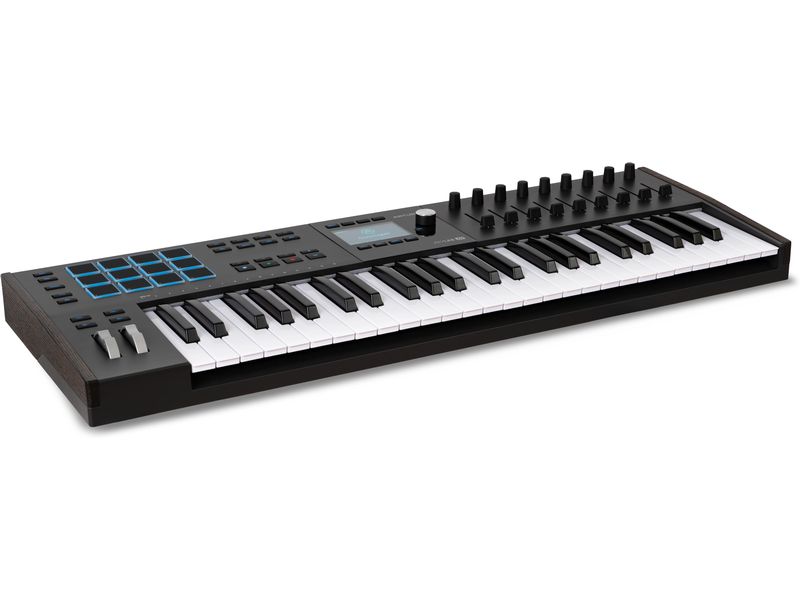 Arturia Keyboard Controller KeyLab 49 mk3 Schwarz Controller-Keyboard mit 49 anschlagdynamischen Tasten und Software Bundle