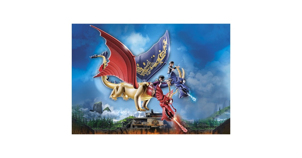 PLAYMOBILDragons: The Nine Realms - Wu & Wei met Jun Constructiespeelgoed  (71080)