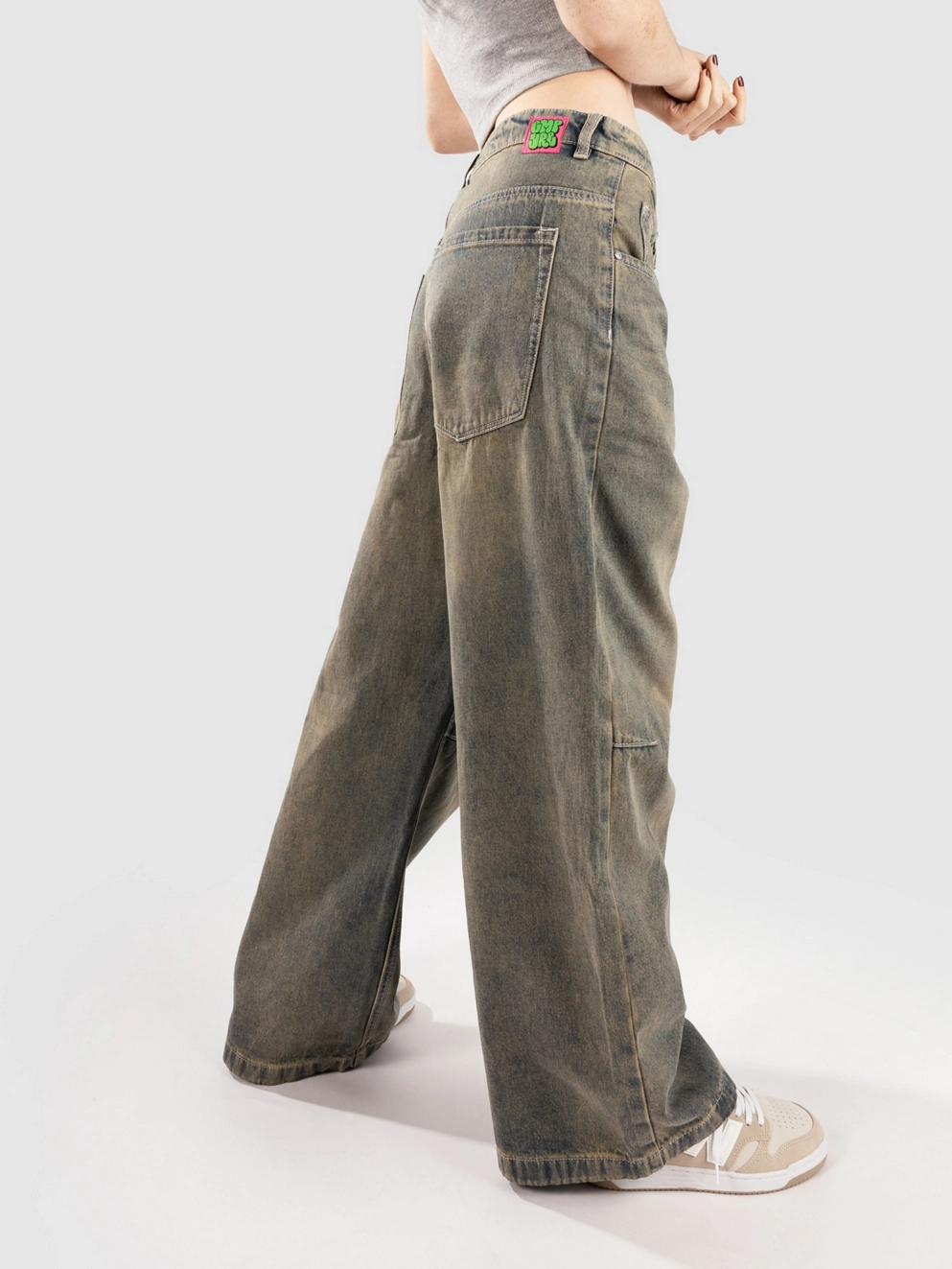 Empyre Extent LR Wide Leg Jeans petrol