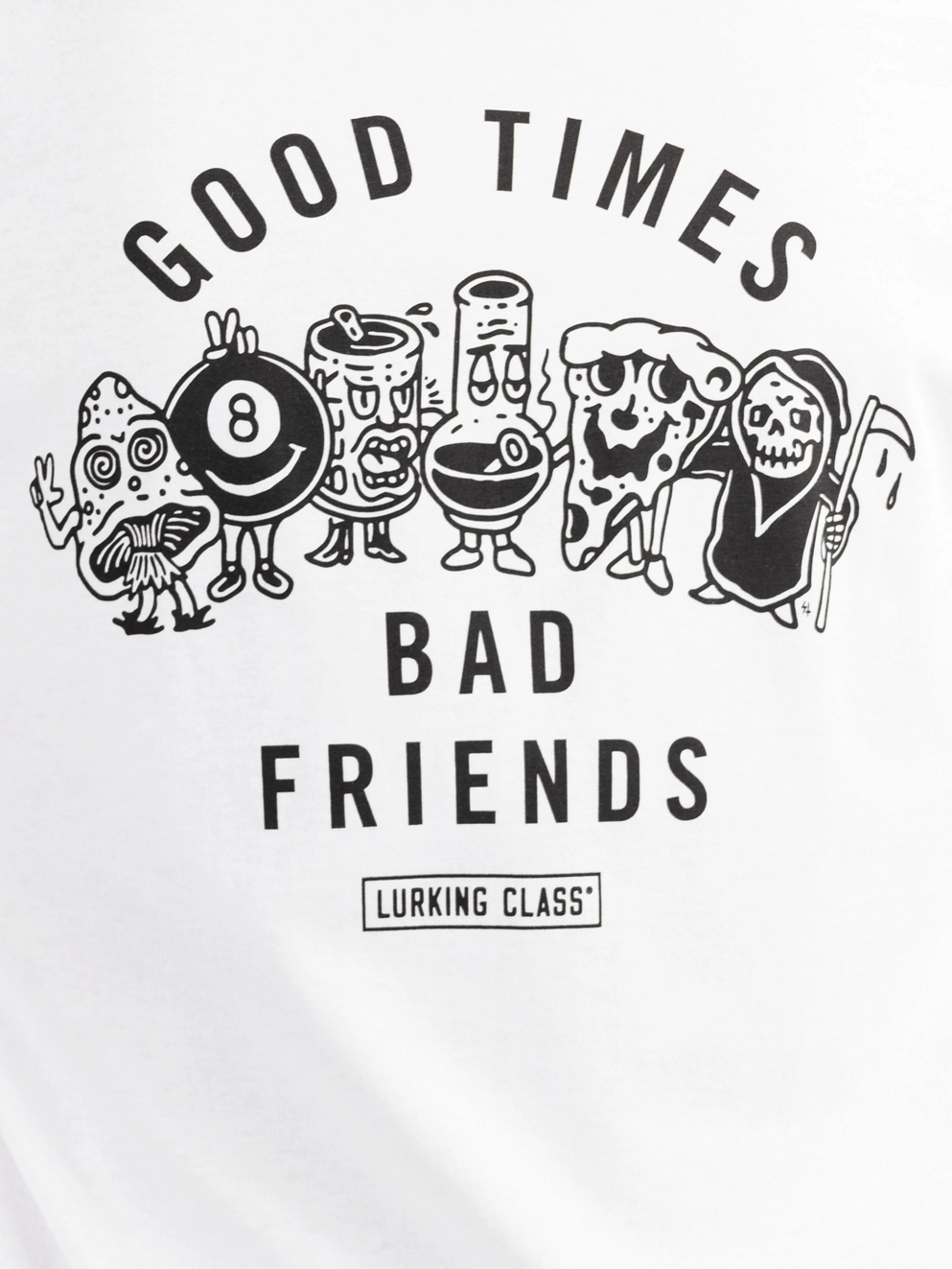 Lurking Class Bad Friends T-Shirt white