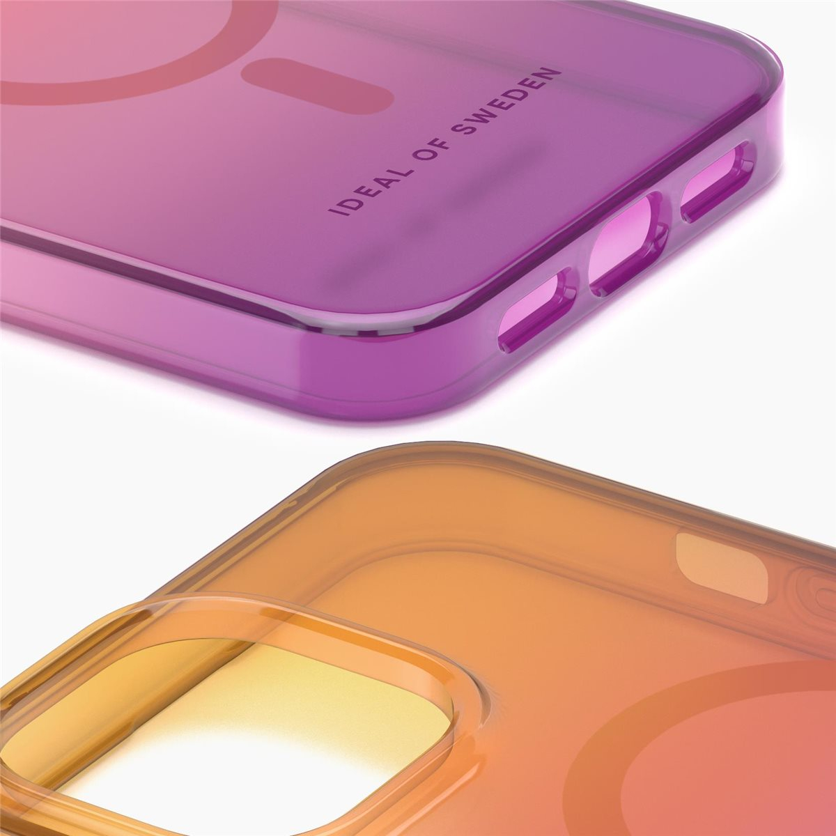 iPhone 13 Pro Max / 12 Pro Max MagSafe Hardcase Hülle Clear Case Recycled (IDCLCMS23-I2167-466) - Vibrant Ombre