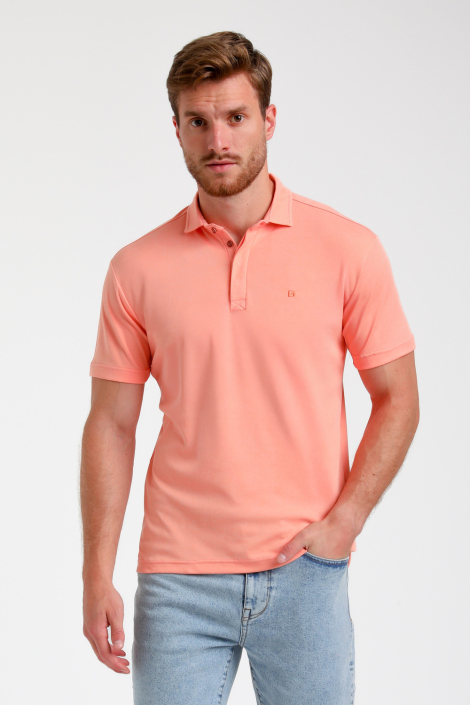 Gabbiano oranje heren polo