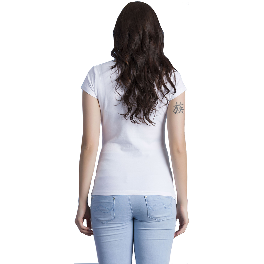 M.M.C. Umstandsshirt Neugieriges Baby mit Motiv Weiß