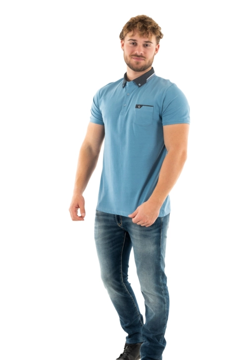 Polos Benson & Cherry gabana indigo