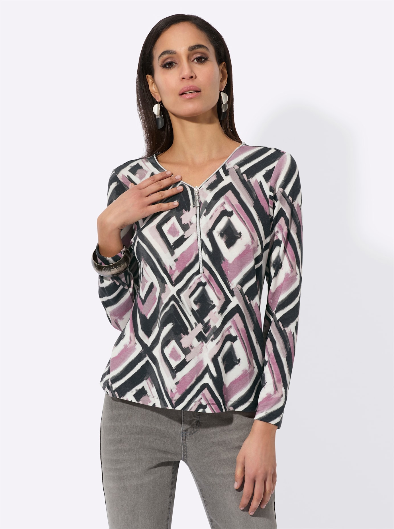 creation L Print-Shirt »Modal-Shirt«, 1 Stk.