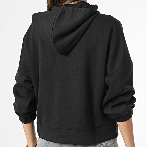 Sweat Capuche Col Zippé Femme Cisne Noir