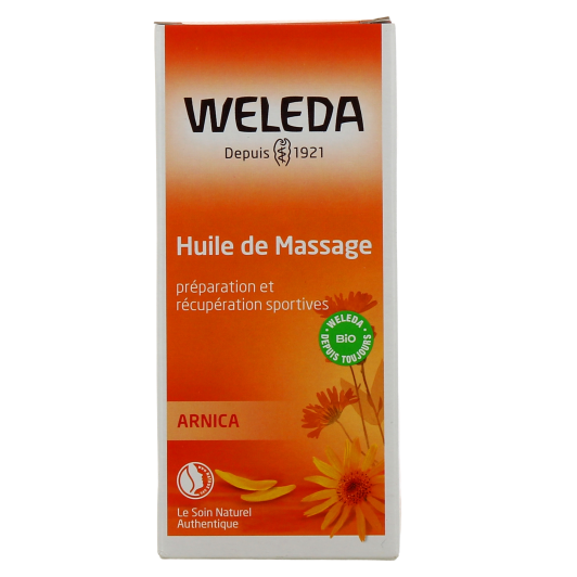 Huile de massage Arnica Weleda - Pharmacie des Drakkars
