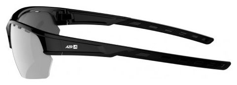 Lunettes AZR Izoard Noir Vernie / Écran Gris Miroir