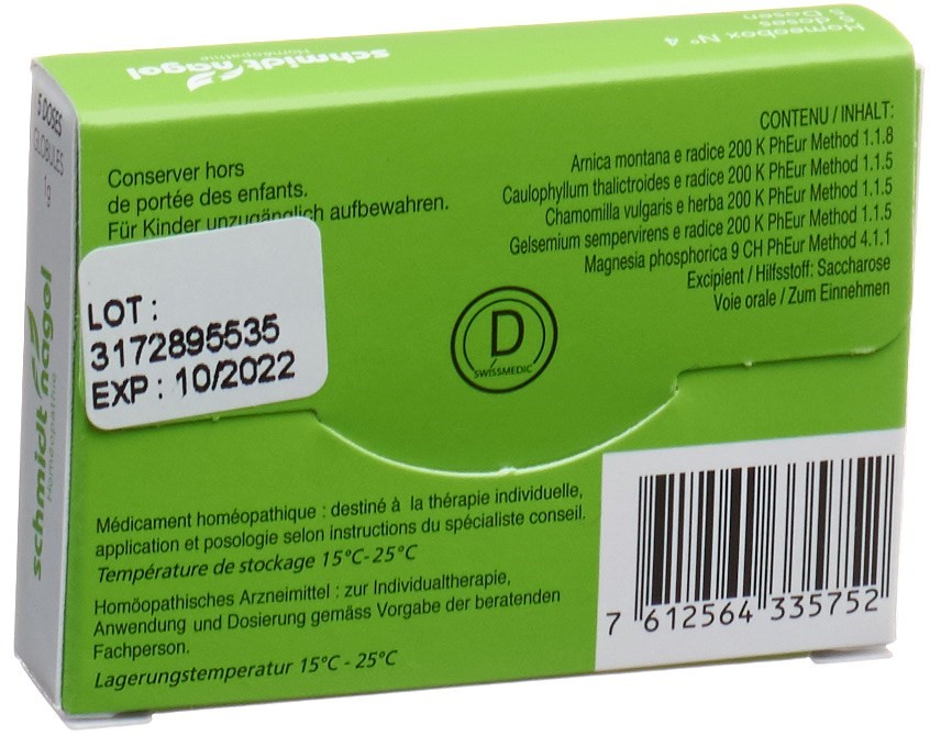 SCHMIDT-NAGEL HomeoBox 4 Glob 1 g