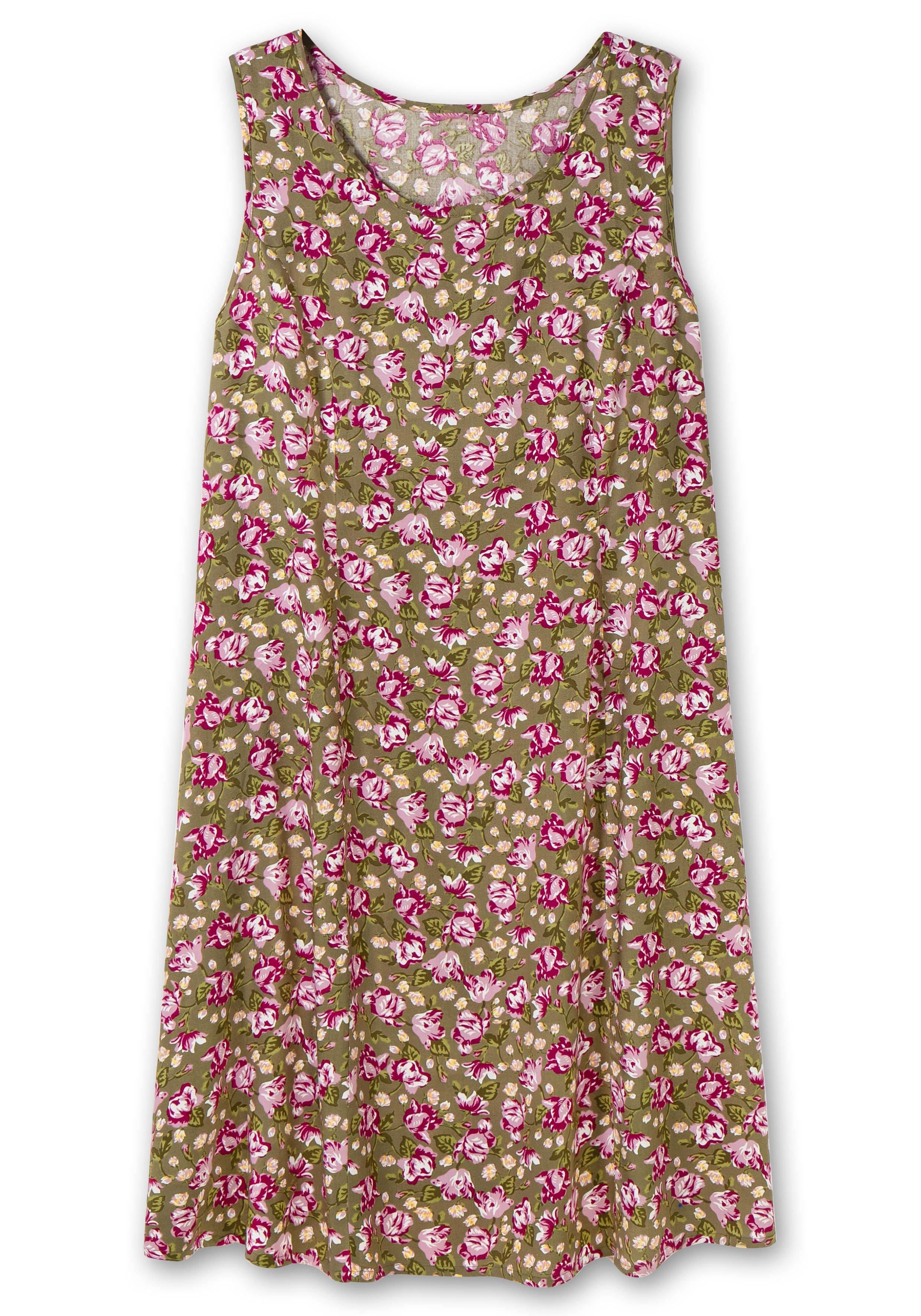 Ärmelloses Kleid mit Blumenprint