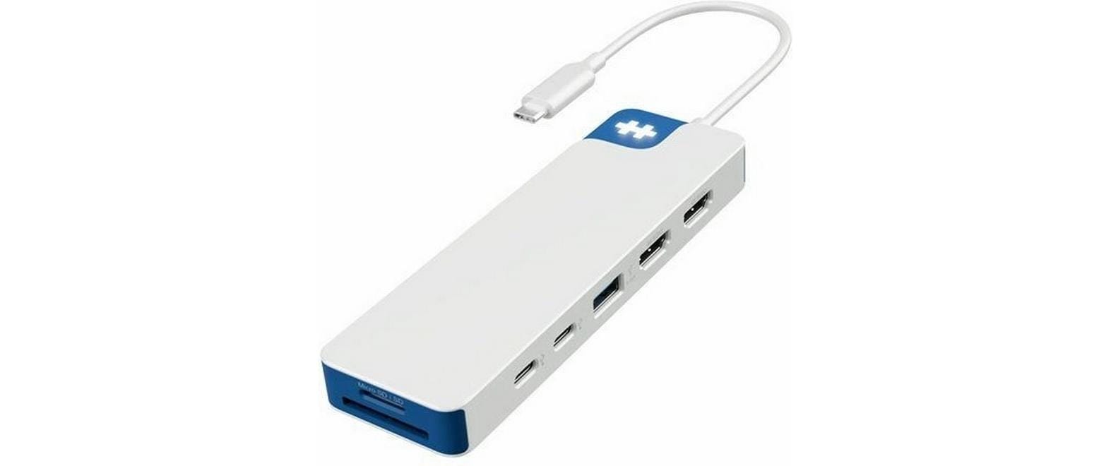USB-Hub Flex 9 Port DualVielseitige Dockingstation mit 9 Ports, USB-C, USB-A und HDMI-Anschlüssen für Büro und Zuhause