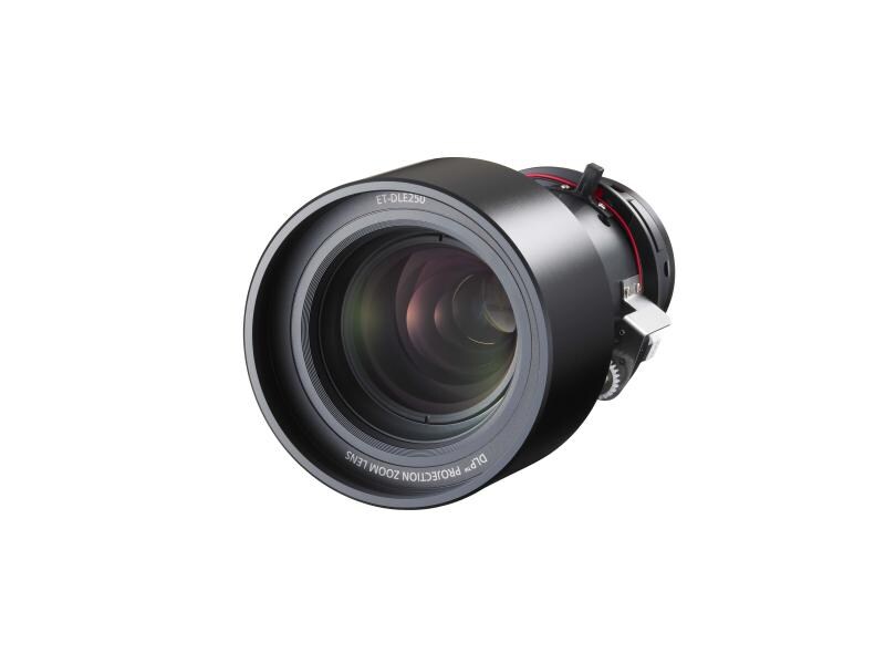 Panasonic Objektiv ET-DLE250 Zoom-Objektiv für Panasonic-Projektoren, 2,5 bis 4,0:1