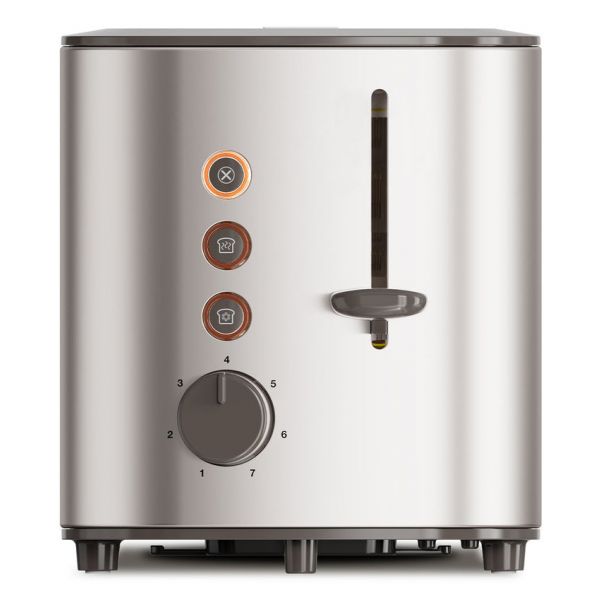 Solac Torradeira Buon Giorno Mini Inox 2 fatia(s) 870 W Aço inoxidável