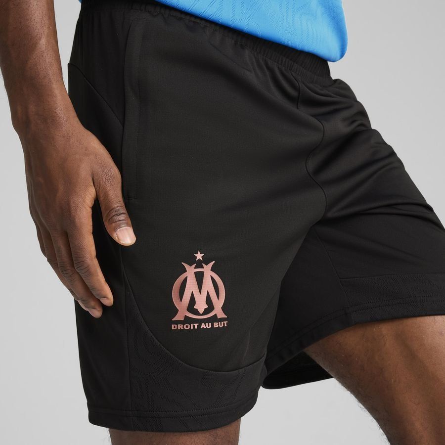 Marseille Short d'Entraînement - Noir/Cuivre