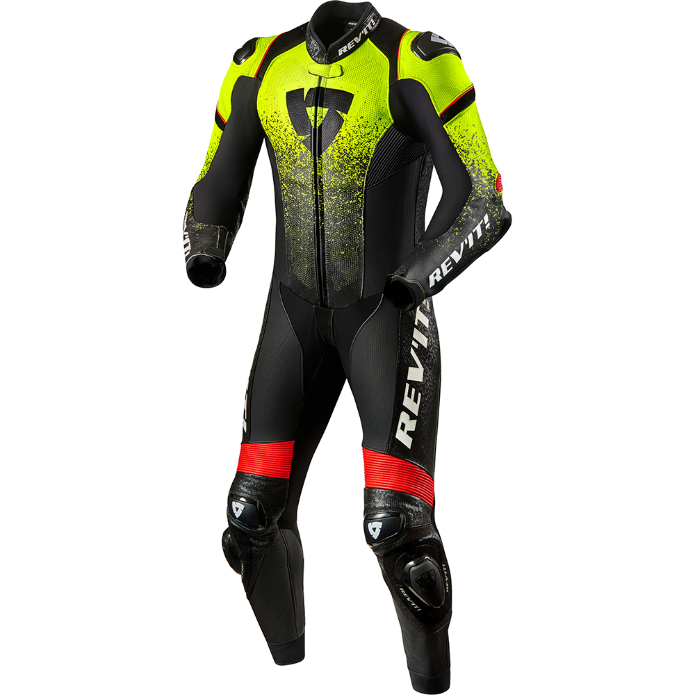 Rev'it - Combinaison Quantum Noir / Jaune