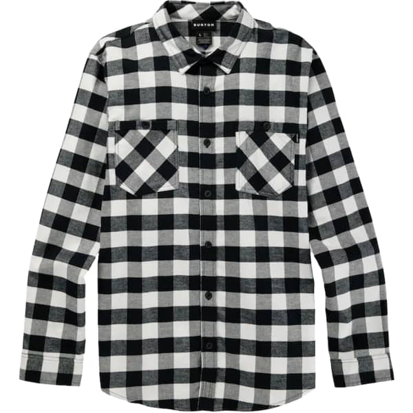 Chemise BURTON MEN'S FAVORITE LONG SLEEVE FLANNEL STOUT WHITE BUFFALO PLAID