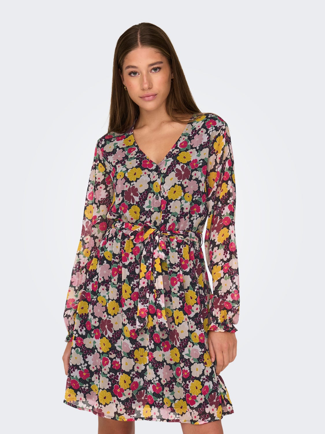 JDYLILLI Kurzes Kleid Black