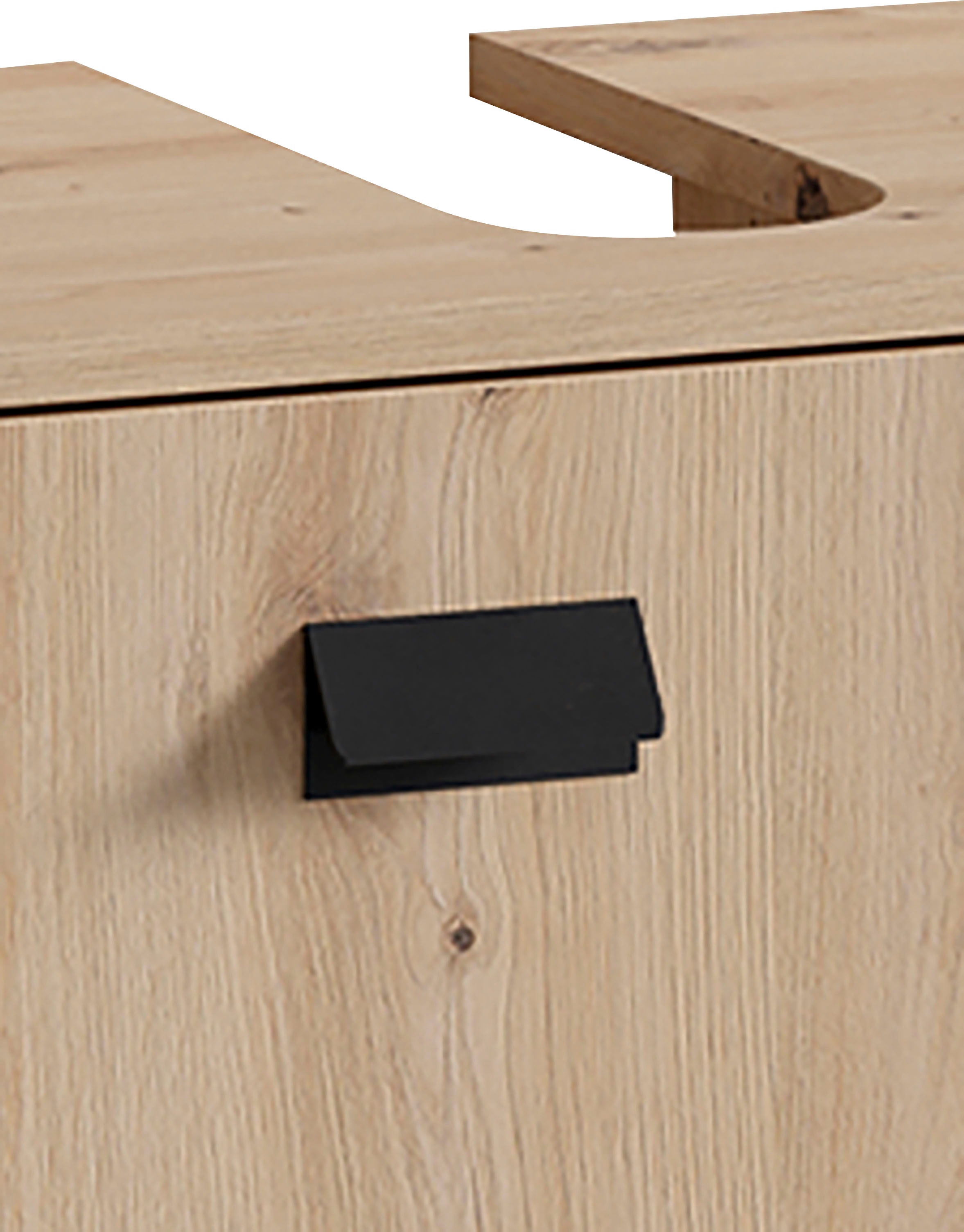 byLIVING Waschbeckenunterschrank »Wellness« 1 Stk. tlg. 60cm Waschbeckenunterschrank mit Metallgriff und viel Stauraum.