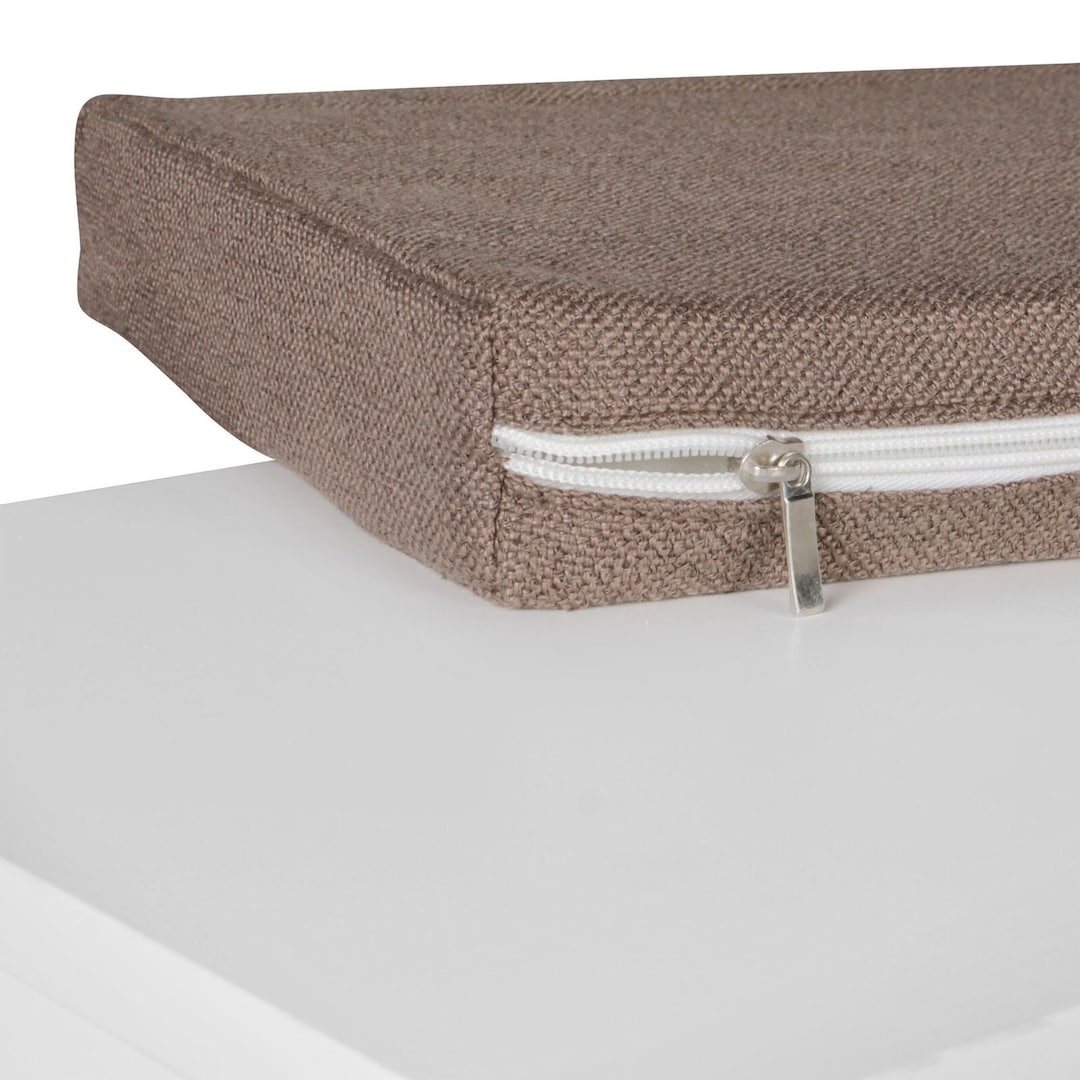 Garderobenbank Atony103 x 53 cm braun/weiß
