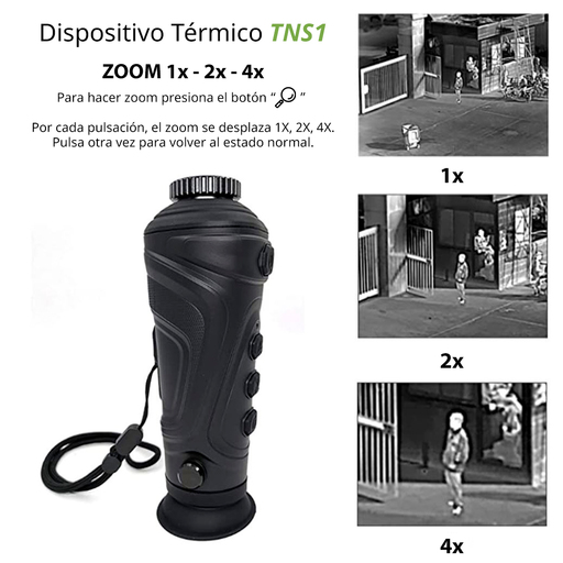 Câmera térmica TSN1 WiFi para caça, detecção de calor e vazamentos. Câmera térmica de visão noturna com tecnologia Bresser.