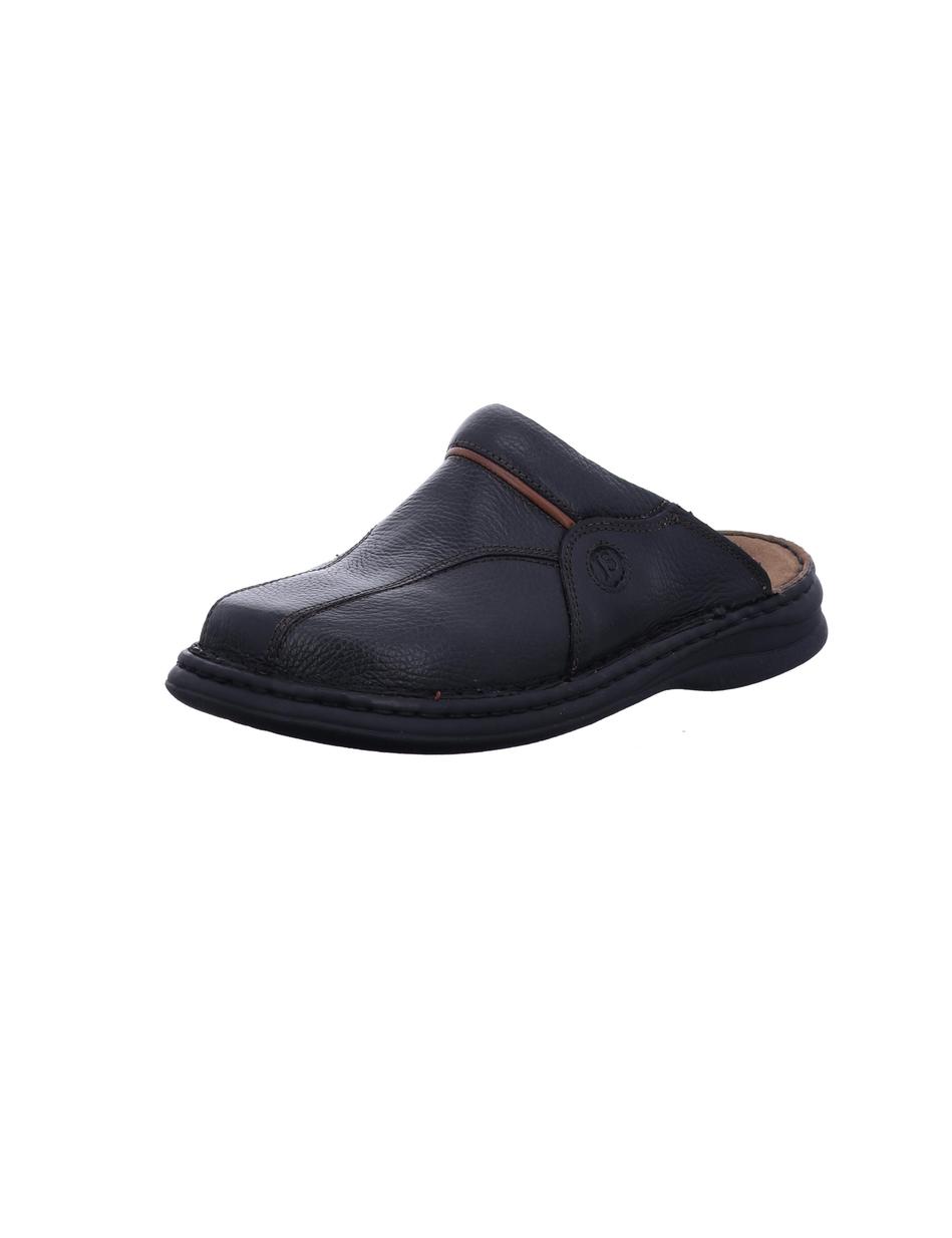 Clog Klaus, schwarz/cognac
