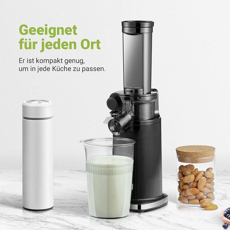 Entsafter AOBOSI-Mini Slow Juicer mit Rckwrts-Kau-Funktion-saftpresse elektrisch