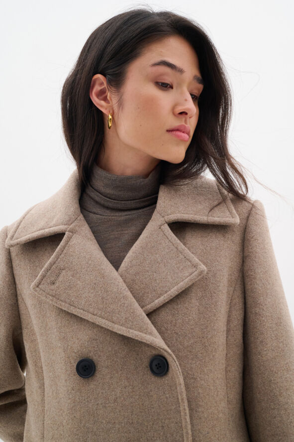 InWear PerryIW Sailor Coat Sandy grey melange