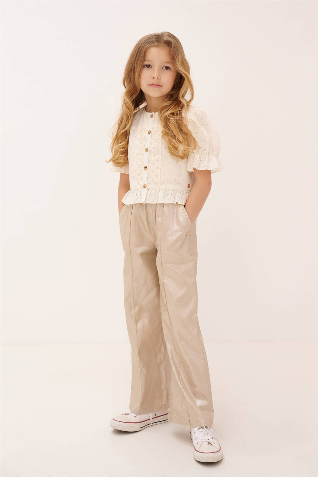 NONO regular pantalon zand