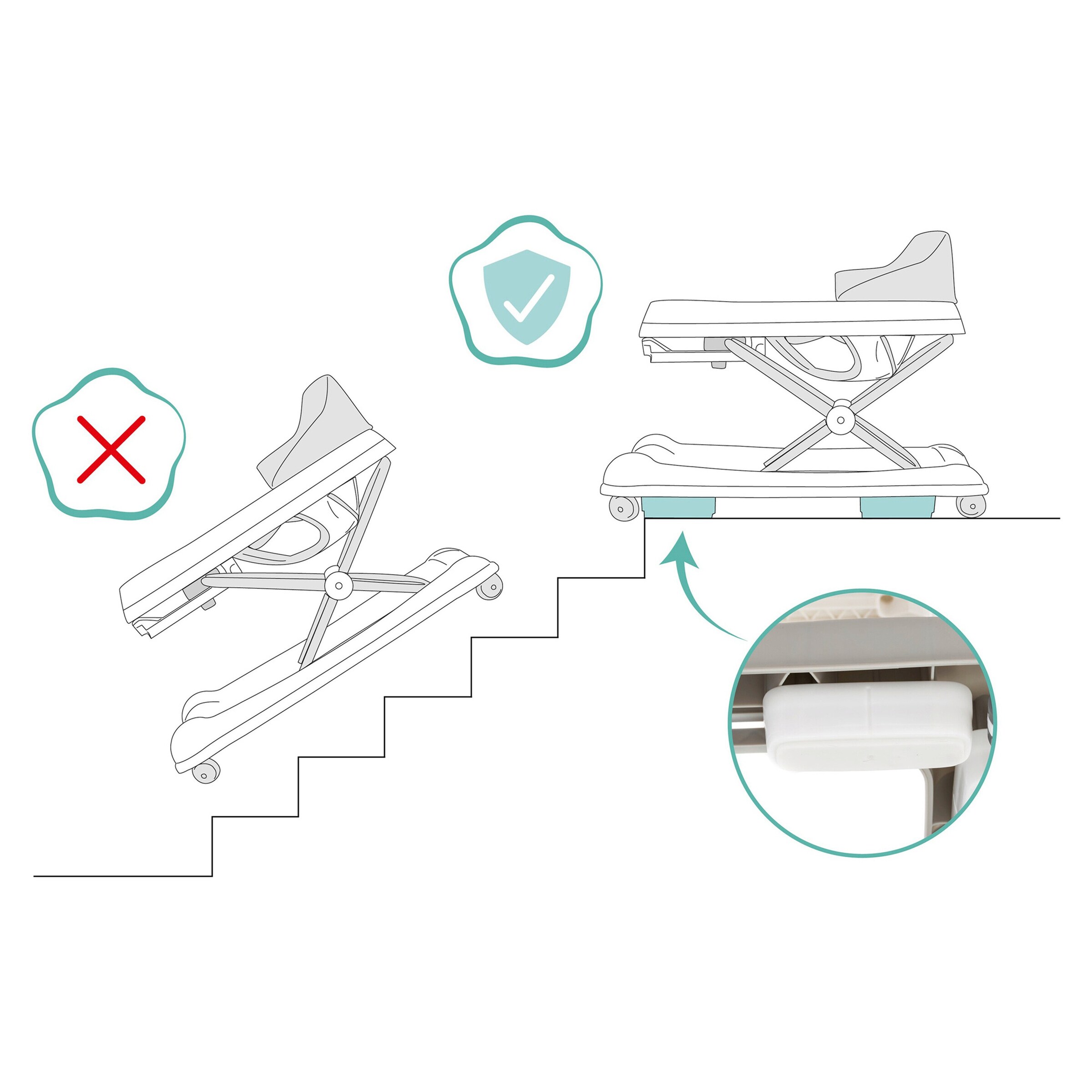 Fillikid Lauflernhilfe Flugzeug 3in1