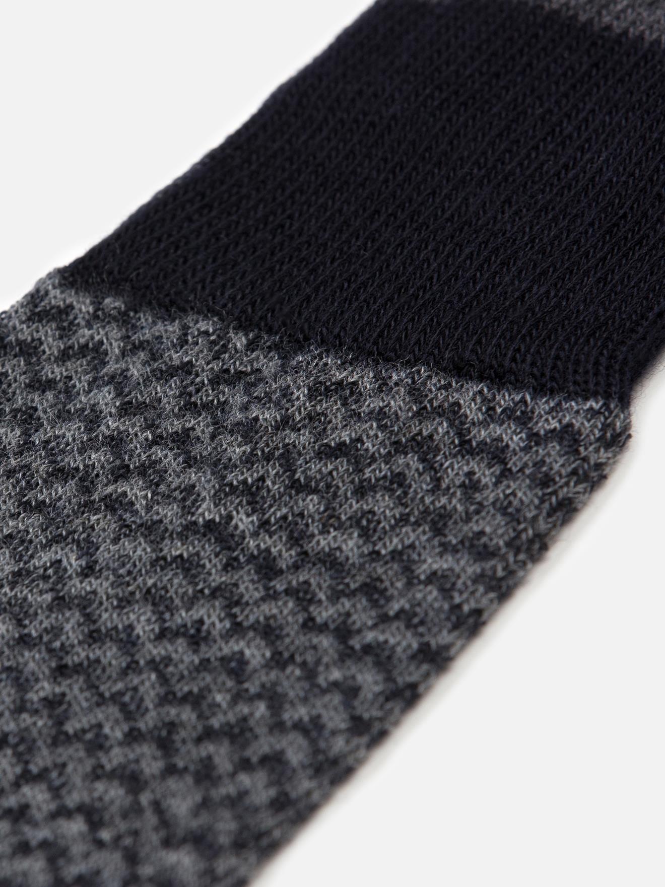 Chaussettes Bauer à motif chevron marine