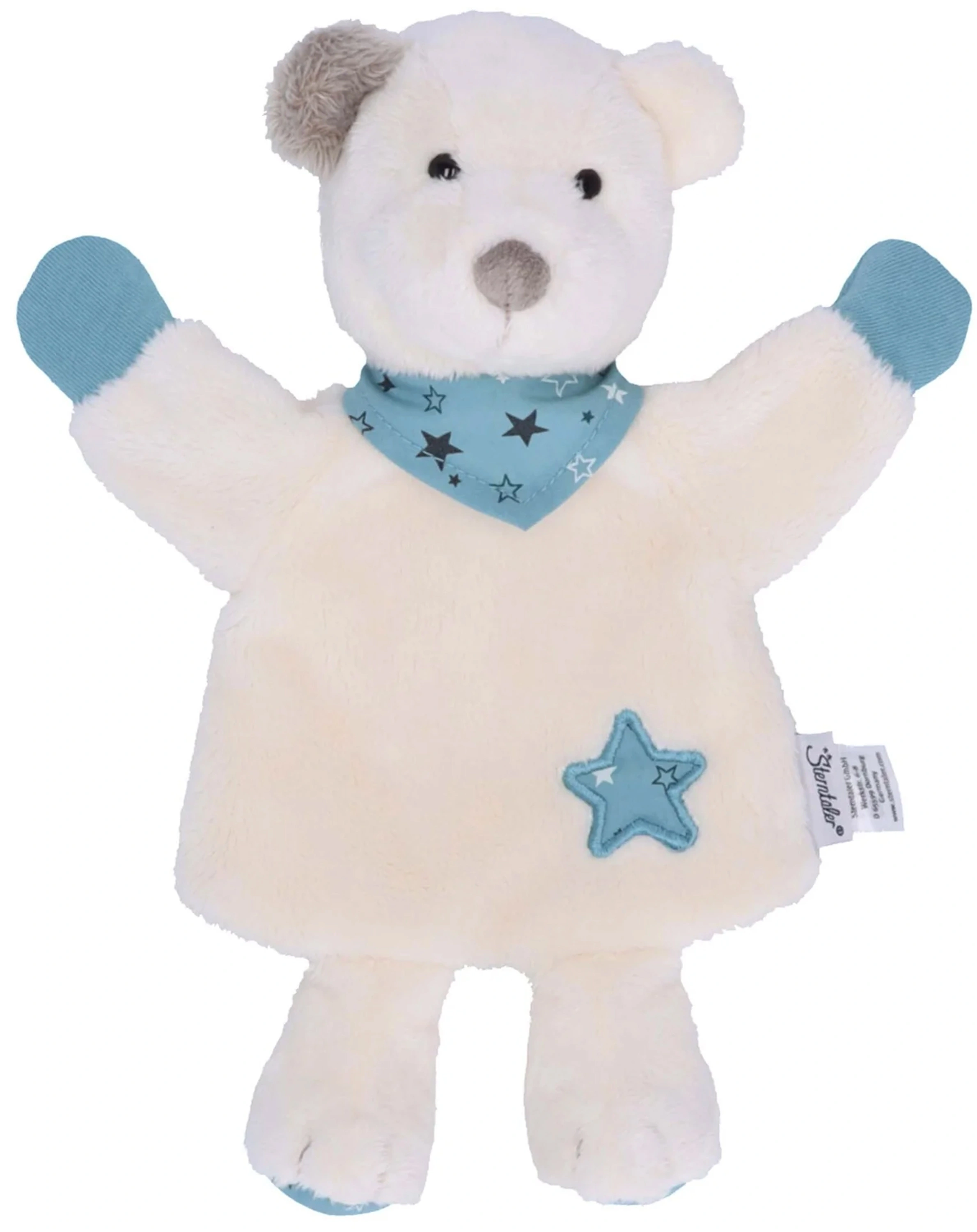 Handpuppe ELIA EISBÄR in elfenbein