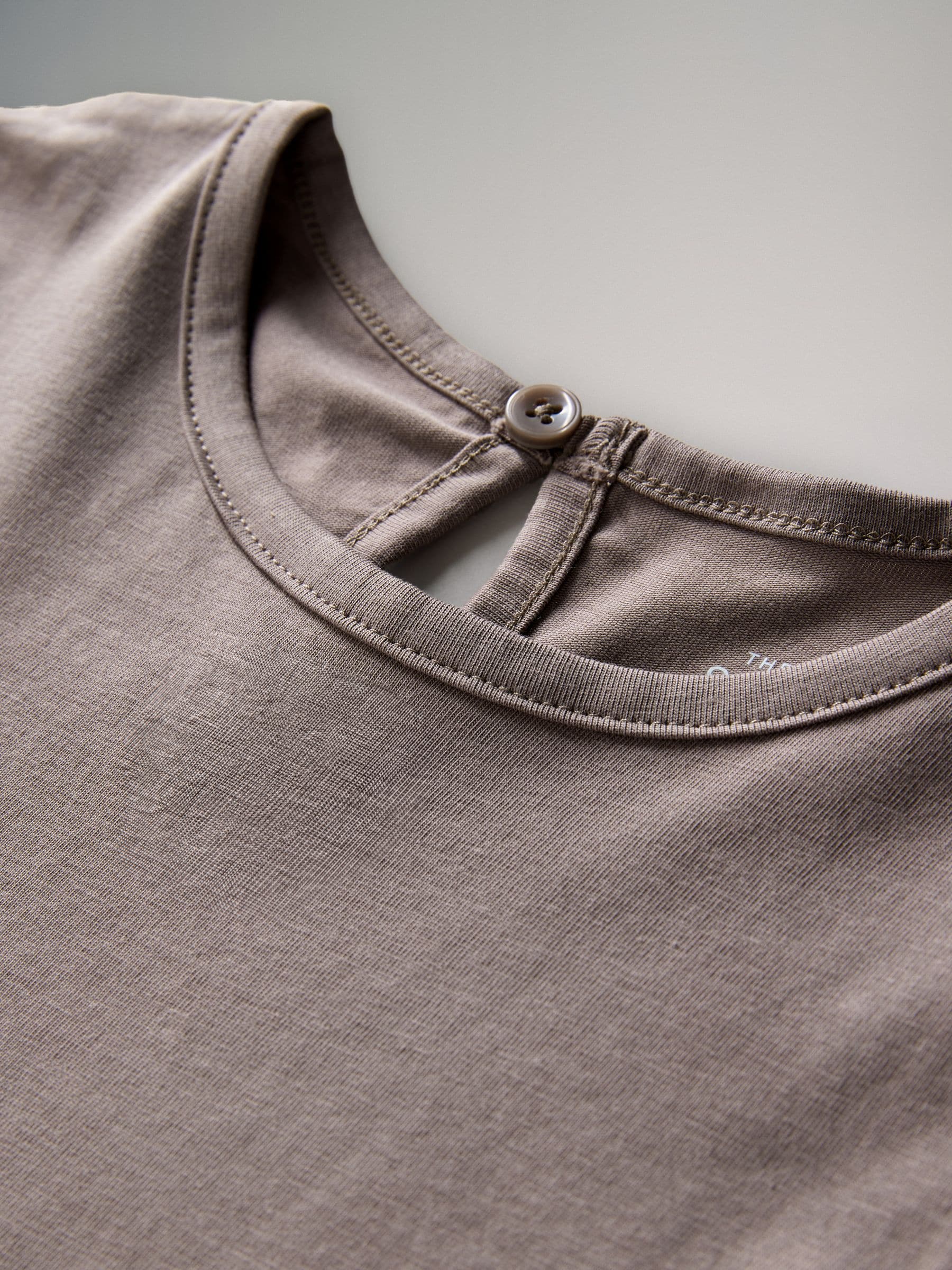 Black/Brown/Grey Marl - The Set 3 Pack Long Sleeve Skater Cotton Dresses