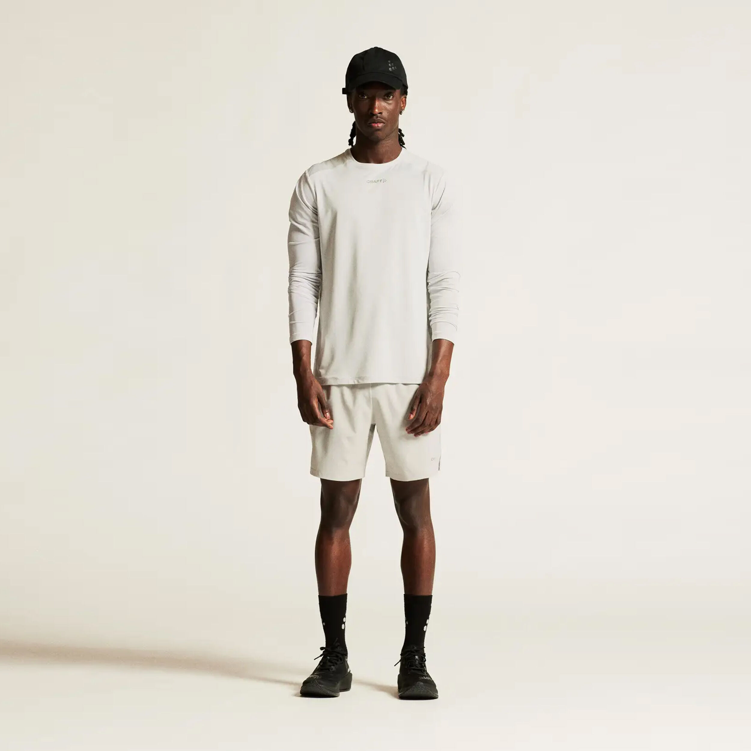 Craft ADV Essence Longsleeve 2 Maillot De Course Hommes - Gris