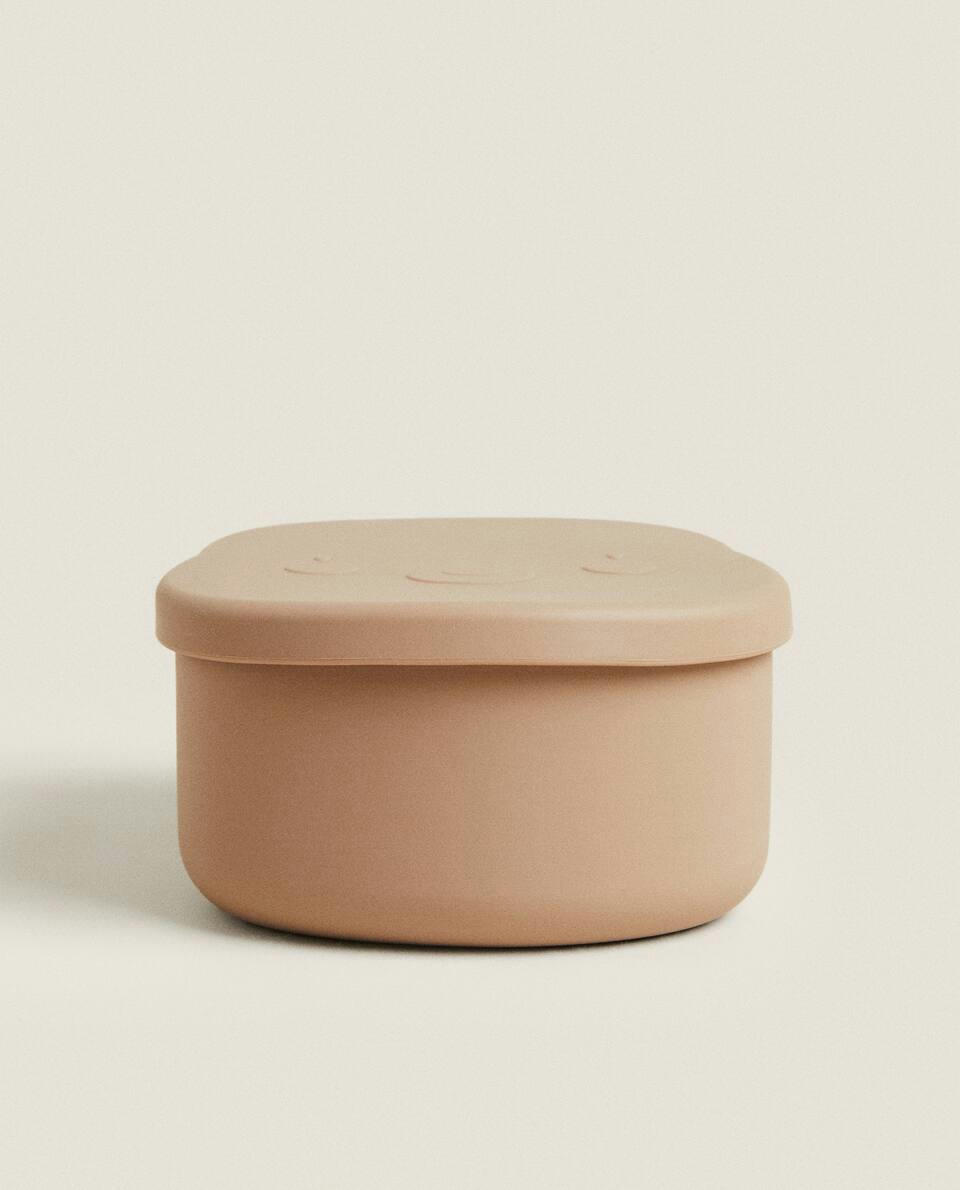 RECIPIENTE DE SILICONE PARA ALIMENTOS EM FORMATO DE URSO