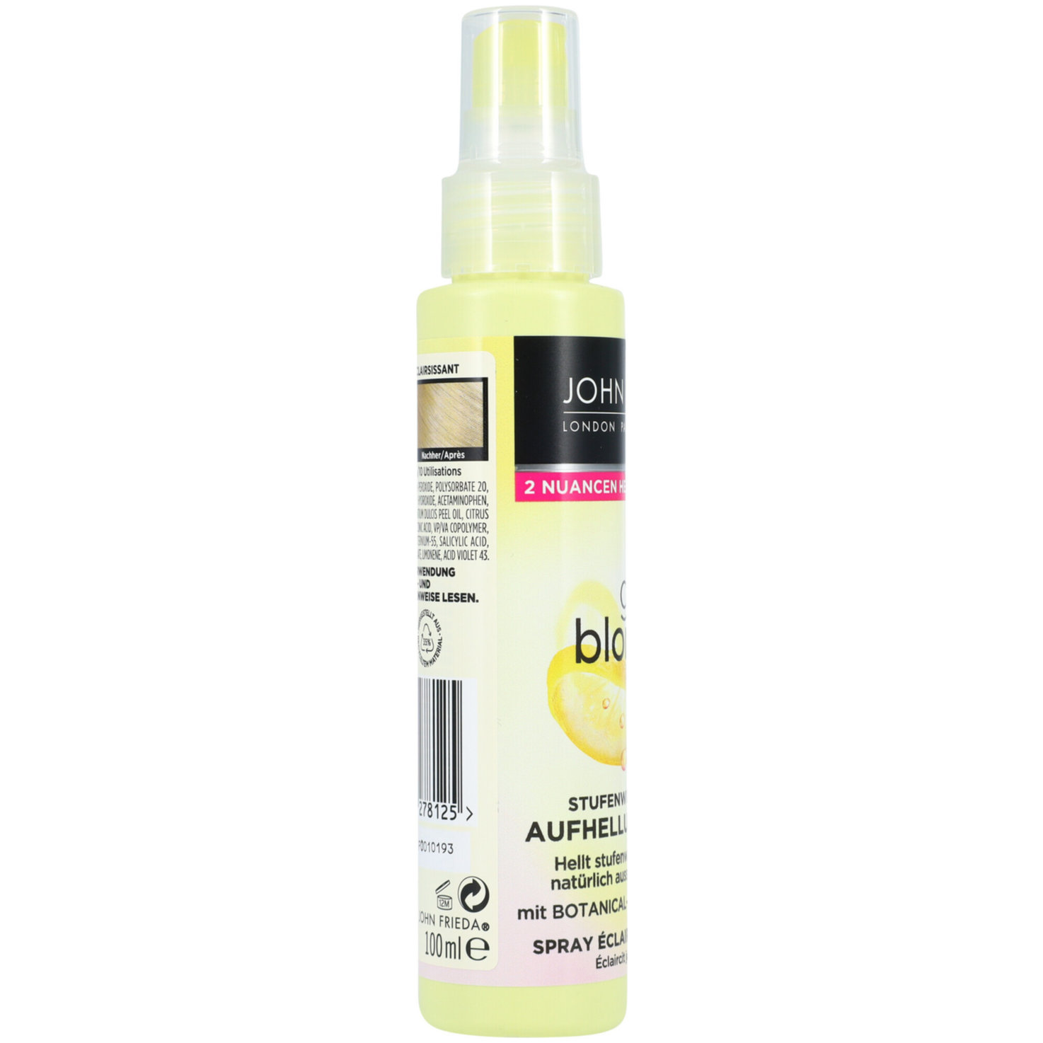John Frieda Go Blonder Stufenweise Blond Aufhellungsspray