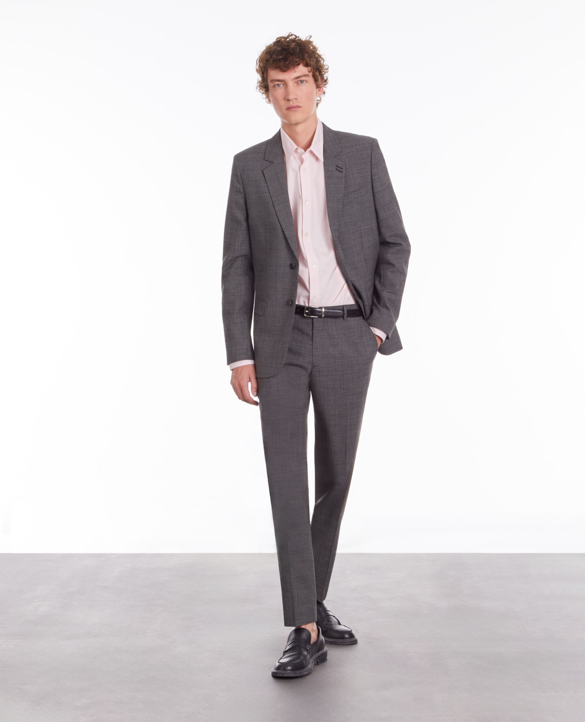Chemise rose en popeline