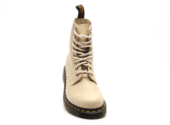 Dr martens boots bottine plates femme pascal virginia beige