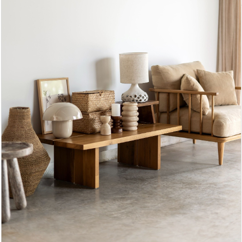 Tafellamp Bello beige