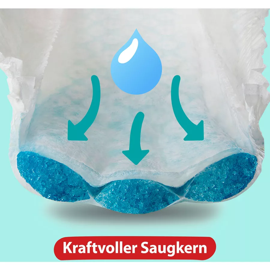 Pampers Premium Protection Pants, Gr. 4, 9-15kg, Monatsbox (1x 168 Windeln)