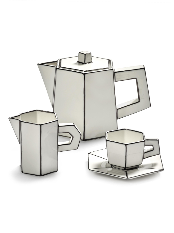Serax Carte Blanche by A.Philips Espresso kop en schotel set van 2