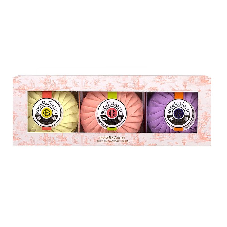 Coffret savons parfumés 3x100g