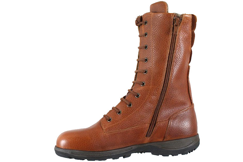 NEW FEET CHESTNUT VINTERSTØVLE I GLAT SKIND