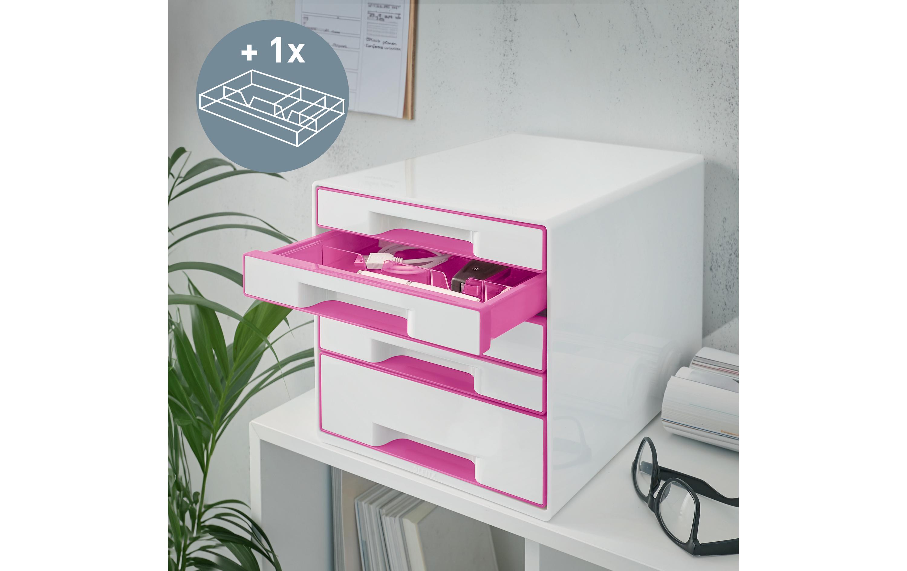 Schubladenbox Wow Cube 5 PinkSchubladenbox