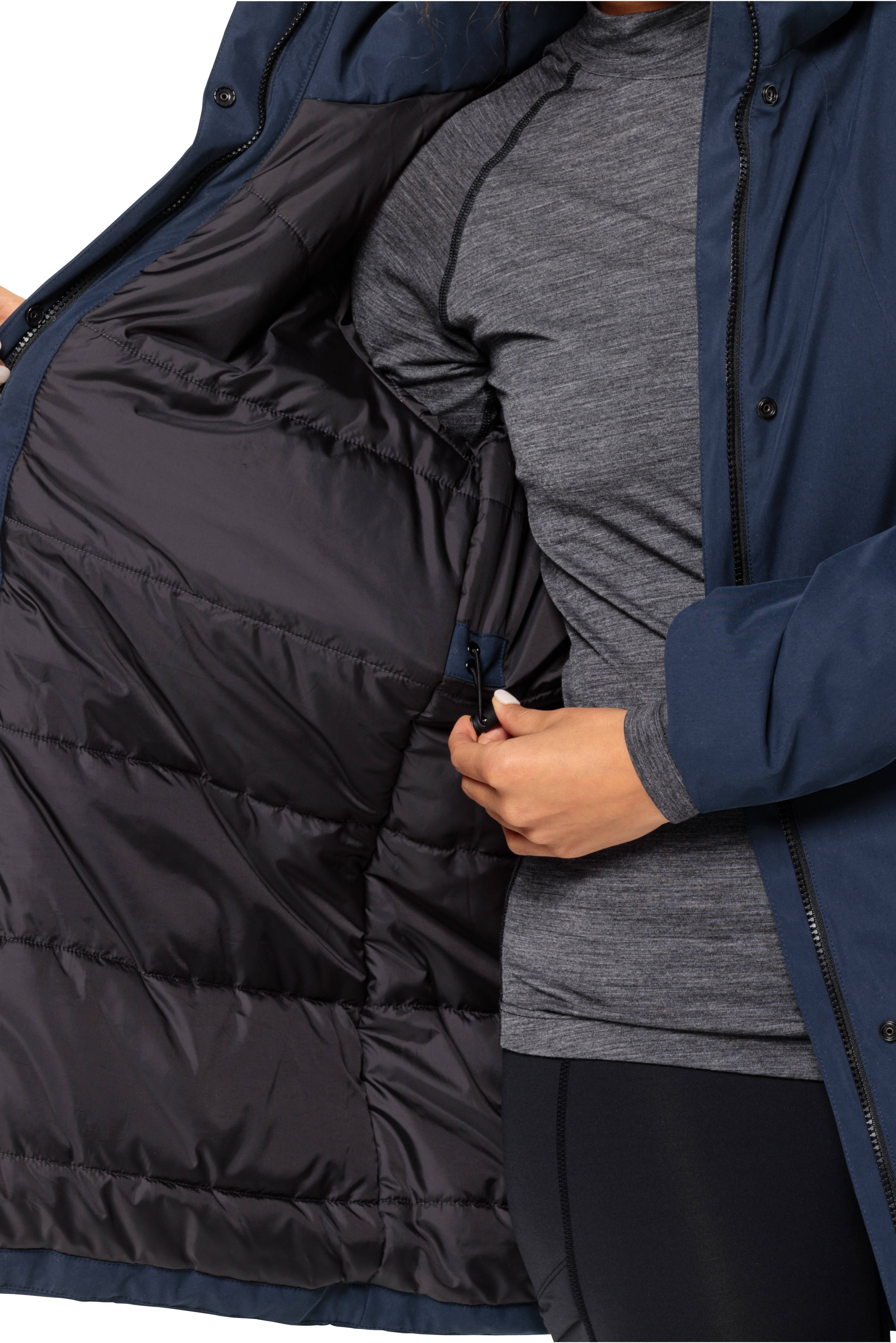 Jack Wolfskin jas Salier donkerblauw