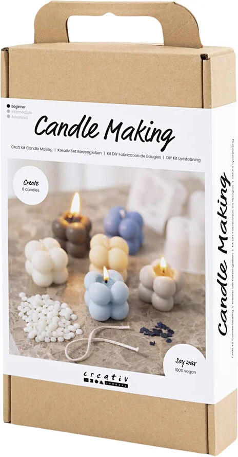 Creativ Company DIY Kit Lysstøbning, Bubble soyalys