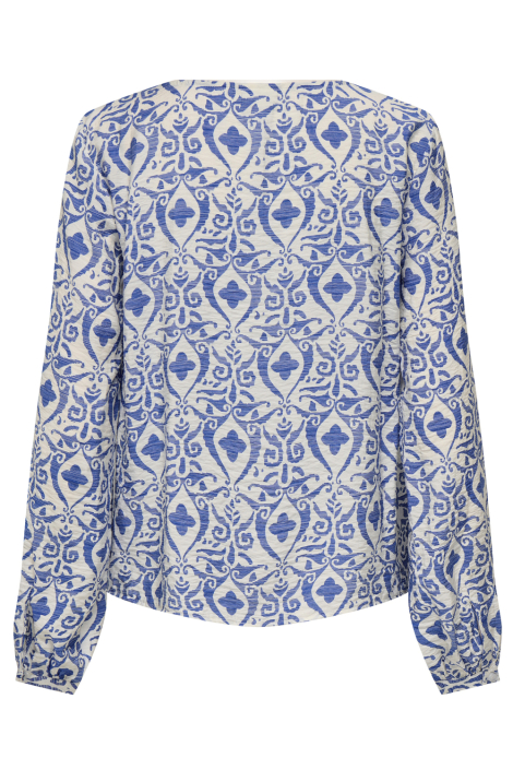 Jacqueline de Yong blauwe dames blouse