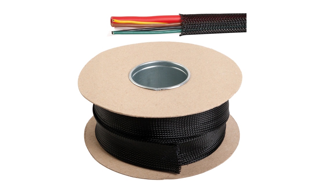 Kabelbeskyttelse sort fleksible monofilament Ø28-47mm 10m