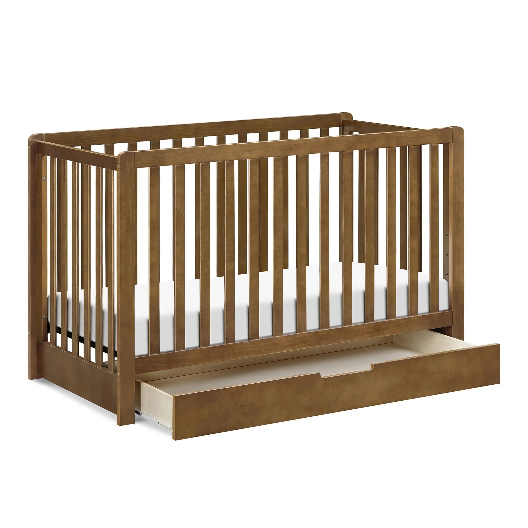 DaVinci Couchette Convertible 4-en-1 Colby avec Tiroir Gigogne - Noyer
